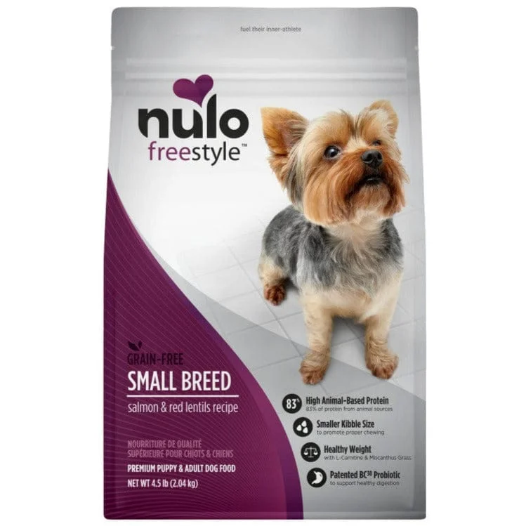 Nulo Freestyle Small Breed Puppy & Adult Salmon & Red Lentils Recipe Dry Dog Food, 4.5lb