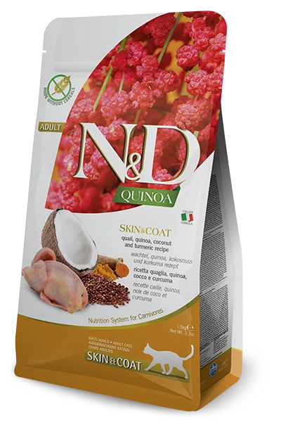 N & D Cat dry Skin & Coat Quail