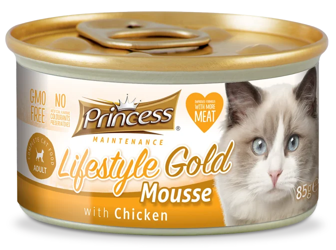 Princess Lifestyle Gold Mousse, Chicken, 85g