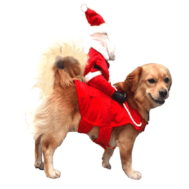 Santa Riding Dog Costume