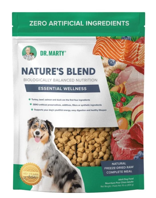 Dr. Marty's Freeze-Dried Dog Food Nature's Blend Essential Wellness