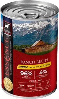 Essence Wet Dog Food L.I.R. Ranch Recipe 13oz Can Single