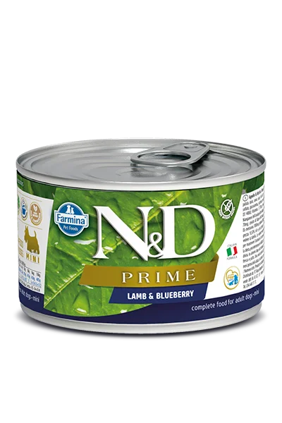 Farmina Prime Wet Dog Food N&D Lamb & Blueberry