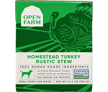 Open Farm Wet Dog Food Rustic Blend Homestead Turkey 12.5oz Tetra Single