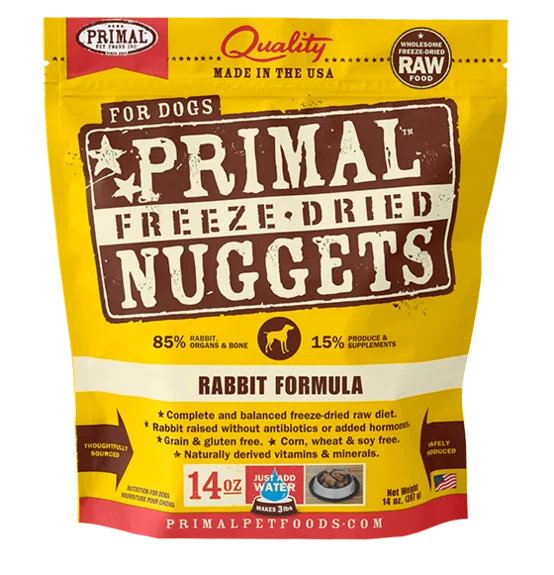 Primal Freeze-Dried Dog Food - Rabbit