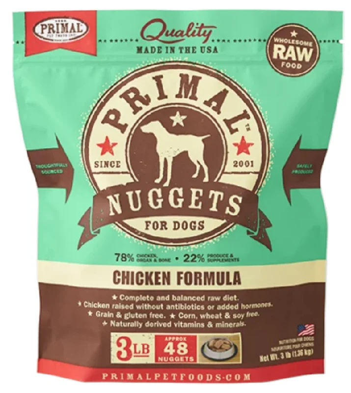 Primal Frozen Raw Dog Food Chicken