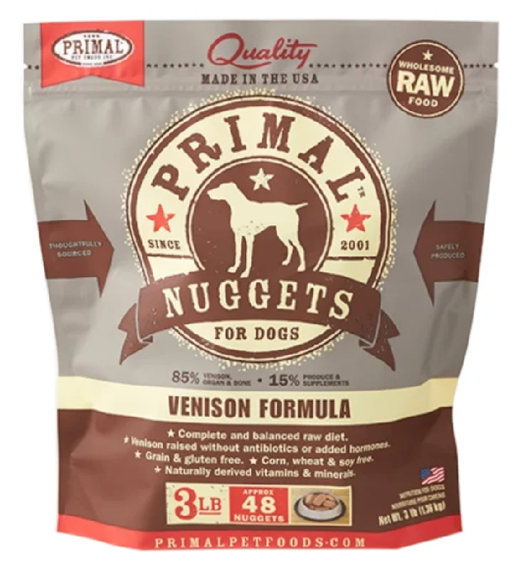 Primal Frozen Raw Dog Food Venison