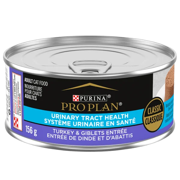 Purina Pro Plan Urinary Tract Health Turkey & Giblets Entree Canned Cat Food, 156g