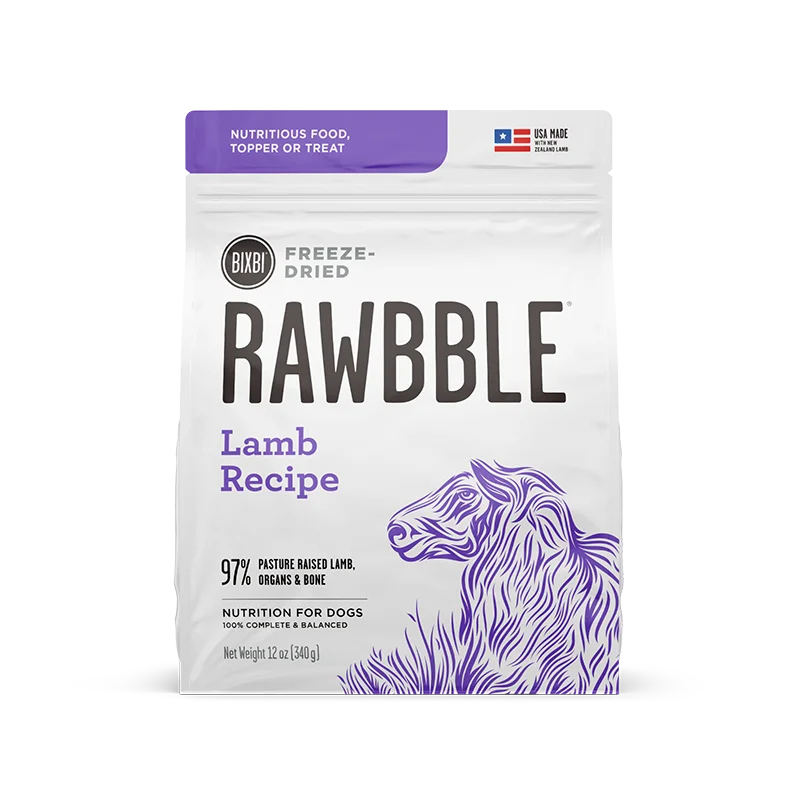 Bixbi RAWBBLE® Freeze-Dried Dog Food Lamb Recipe