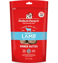 Stella & Chewy's Freeze-Dried Raw Dog Food Dinner Patties Dandy Lamb