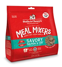 Stella & Chewy's Freeze-Dried Raw Dog Food Meal Mixer Savory Salmon & Cod