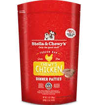 Stella & Chewy's Frozen Raw Dog Food Dinner Patties Chewy's Chicken