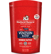 Stella & Chewy's Frozen Raw Dog Food Dinner Patties Venison Blend