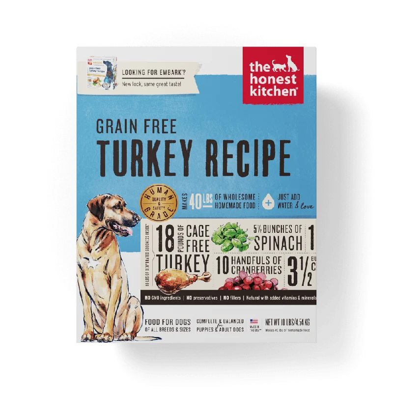 The Honest Kitchen Grain Free Turkey Recipe Dehydrated Dog Food