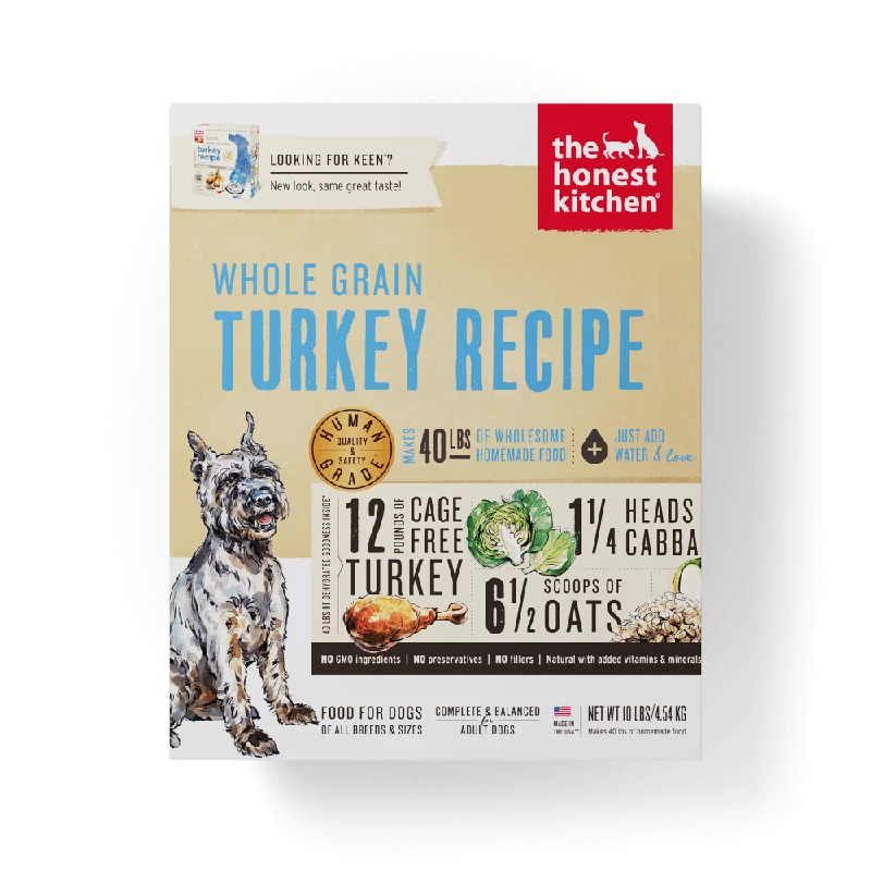 The Honest Kitchen Whole Grain Turkey Recipe Dehydrated Dog Food