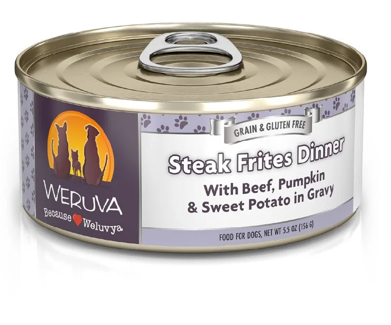 Weruva Wet Dog Food Steak Frites Dinner