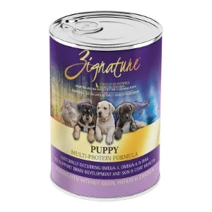 Zignature Wet Dog Food Grain-Free Puppy Formula 13oz Can Single