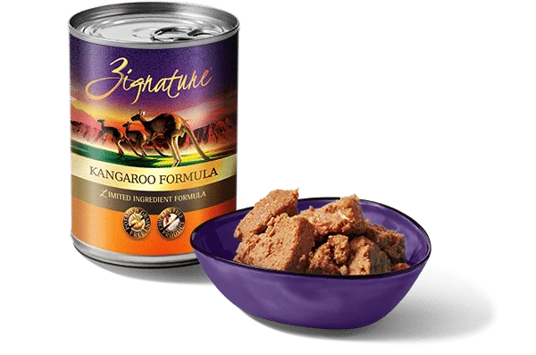 Zignature Wet Dog Food Grain-Free Kangaroo Formula 13oz Can Single