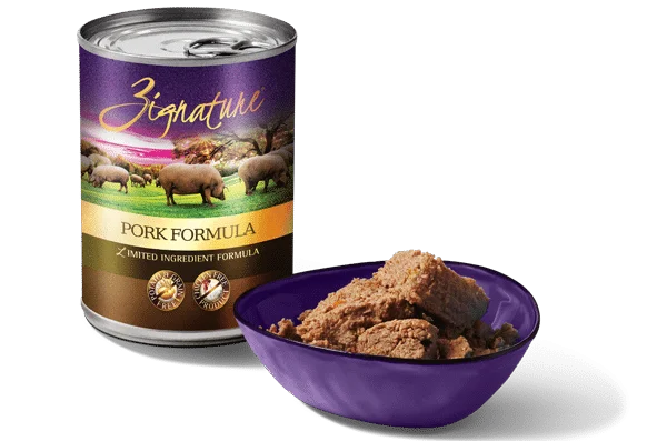 Zignature Wet Dog Food Grain-Free Pork Formula 13oz Can Single