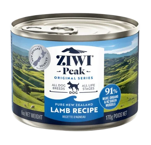 ZiwiPeak Wet Dog Food Lamb 6oz Can Single