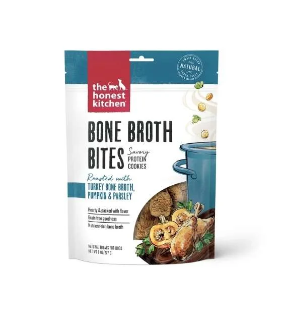 The Honest Kitchen Bone Broth Bites (Turkey Bone Broth & Pumpkin) Dog Treats