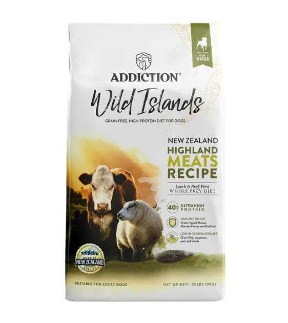 Addiction Wild Islands Dry Dog Food (Highland Meats)