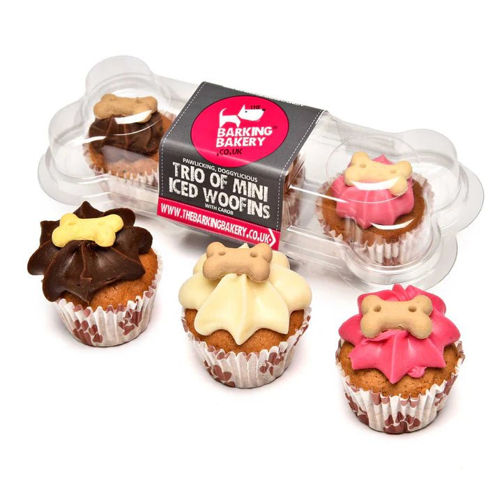 BARKING BAKERY Trio of Mini Iced Woofins