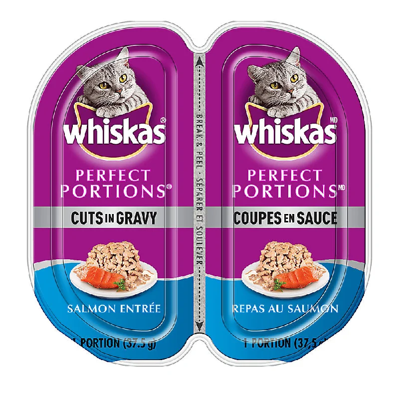 WHISKAS® Perfect Portions® Cuts In Gravy Cat Food - Salmon