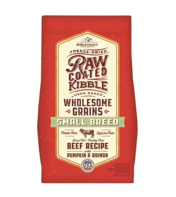 Stella & Chewy’s Wholesome Grains Raw Coated Kibbles (Small Breed Beef) Dry Dog Food