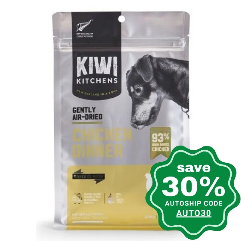 Kiwi Kitchens - Air-Dried Dog Food - Barn Raised Chicken Dinner - 500G