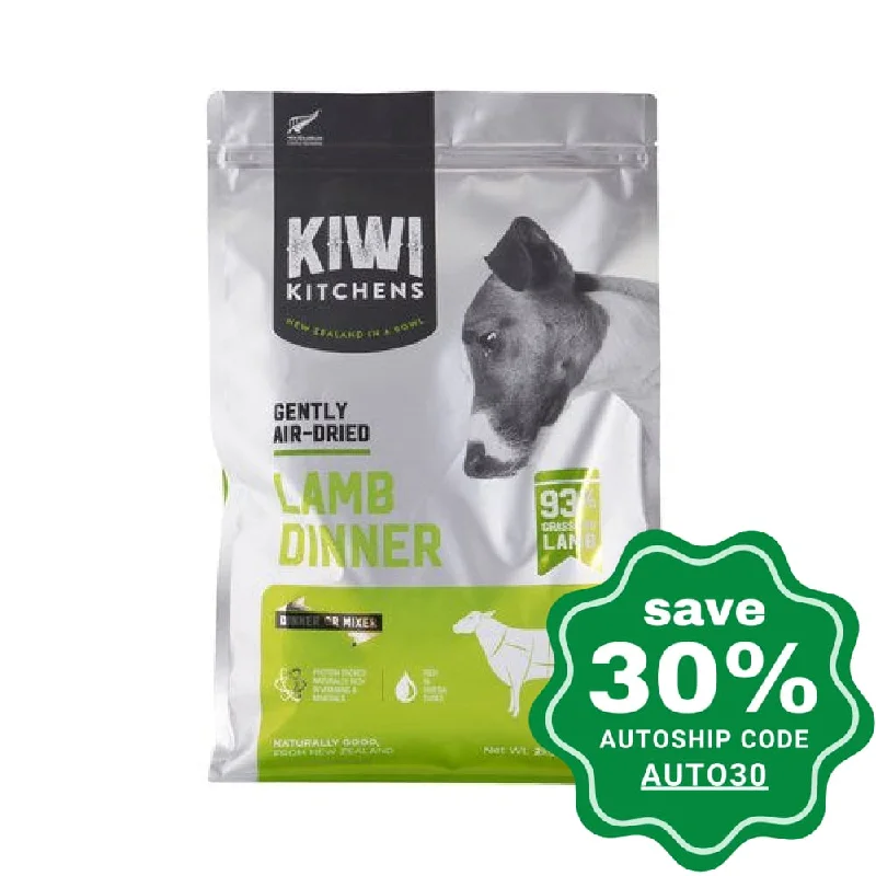 Kiwi Kitchens - Air-Dried Dog Food - Grass Fed Lamb Dinner - 2KG