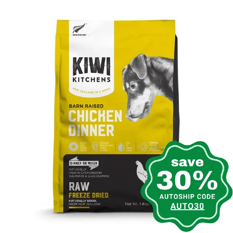 Kiwi Kitchens - Freeze-Dried Dog Food - Barn Raised Chicken Dinner - 1.8KG