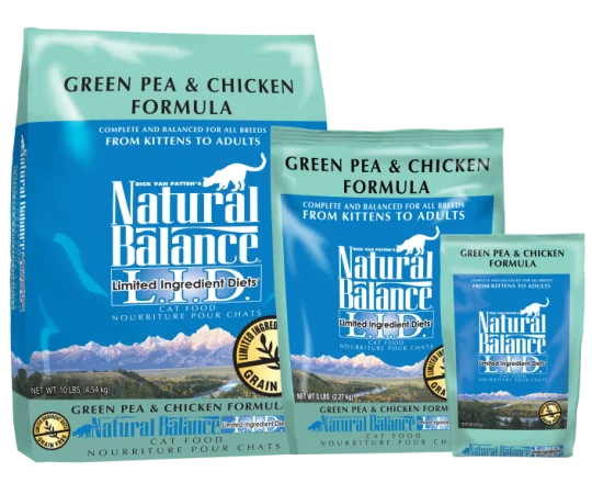 Natural Balance L.I.D Dry Cat Food Green Pea & Chicken Formula; Available in 2 sizes