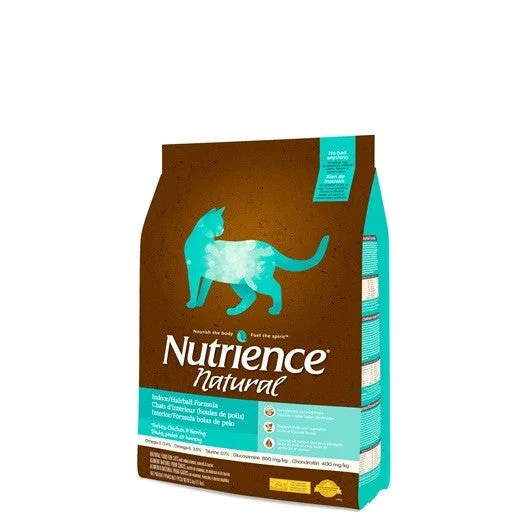 Nutrience Natural Indoor Hairball Adult Dry Cat Food; Available in 2 sizes