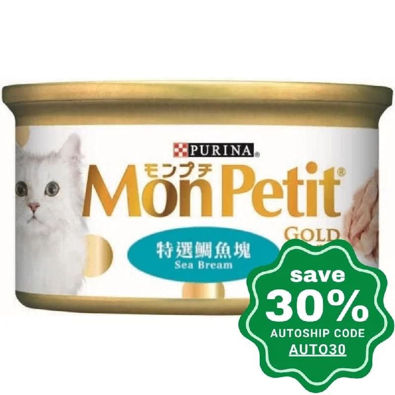 Purina - Mon Petit - Gold - Cat Food in Meat Jelly - Sea Bream - 85G