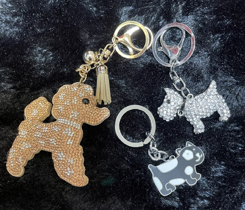 Set of 3 “Doggie Keychains”