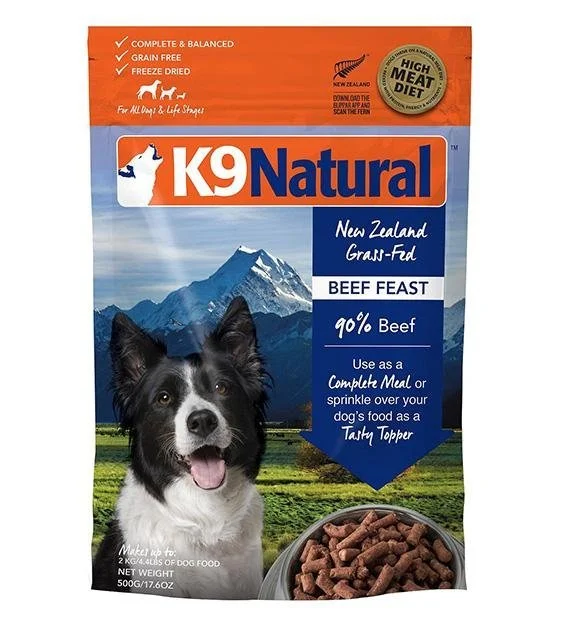 TRY & BUY: K9 Natural Freeze Dried Beef Feast Dog Food