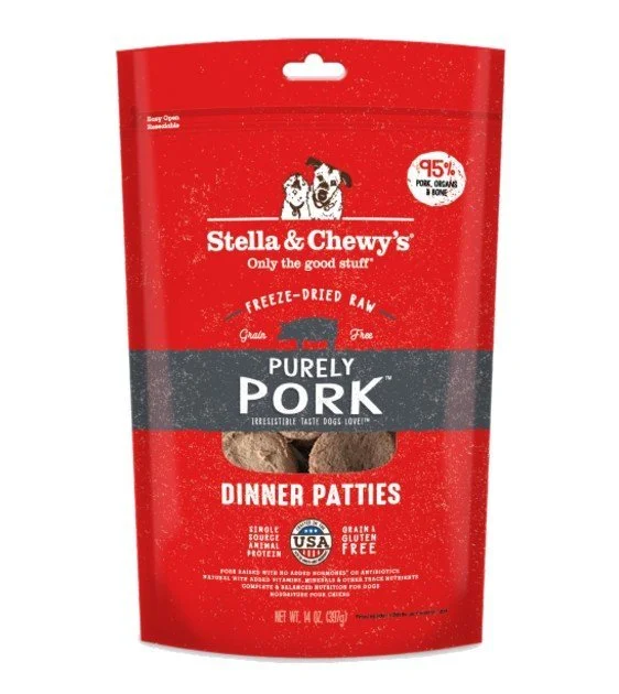 TRY & BUY: Stella & Chewy's Freeze Dried Purely Pork Dinner Patties Dog Food