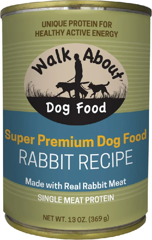 Walk About Grain Free Rabbit Recipe Canned Dog Food